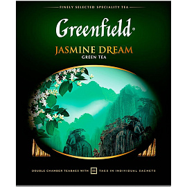 Чай зеленый Greenfield Jasmine Dream 100 пакетиков