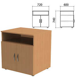 Тумба Эко для оргтехники (бук бавария, 720x600x740 мм)