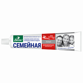 Зубная паста Весна Семейная 90 г