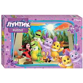 Пазл 24 эл. maxi Step Puzzle "Мельница. Лунтик. new 1