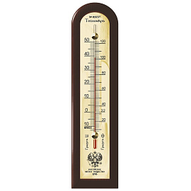 Термометр RST 05937 коричневый комнатный спиртовой махагон