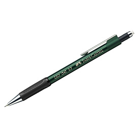 Карандаш механический Faber-Castell "Grip 1347" 0,7мм, B, грип, с ласт., автоподача грифеля, зеленый