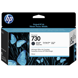 Картридж струйный HP 730 P2V65A черный матовый оригинальный