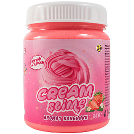 Слайм (лизун) CREAM SLIME с ароматом клубники, 250 г, SLIME, SF02-S