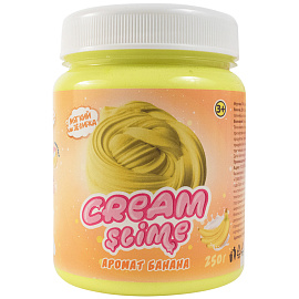 Слайм (лизун) CREAM SLIME с ароматом банана, 250 г, SLIME, SF02-B