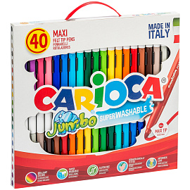 Фломастеры Carioca Jumbo 40 цветов