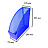 Лоток вертикальный для бумаг 75 мм (105 мм) Attache Офис Класс пластиковый синий Фото 4