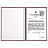 Папка адресная бумвинил с гербом России, формат А4, бордовая, индивидуальная упаковка, STAFF "Basic", 129576 Фото 2