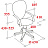 Кресло офисное Easy Chair 225 DSL бежевое/черное (сетка/ткань, металл) Фото 6