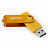 Флеш-диск 64 GB SMARTBUY Twist USB 2.0, желтый, SB064GB2TWY Фото 8