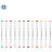 Набор двусторонних маркеров для скетчинга MESHU 12цв., цветочная гамма, корпус трехгранный, пулевид./клиновид.наконечники, ПВХ-бокс Фото 0