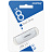 Флеш-диск 8 GB SMARTBUY Scout USB 2.0, белый, SB008GB2SCW Фото 1