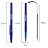 Ручка шариковая ОФИСМАГ "Офисная", СИНЯЯ, корпус синий, узел 1 мм, линия письма 0,5 мм, 141117 Фото 5