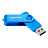 Флеш-диск 16 GB SMARTBUY Twist USB 2.0, синий, SB016GB2TWB