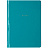 Ежедневник недатированный, А5, 136л., кожзам, OfficeSpace "Grace", бирюзовый, цветной срез Фото 8
